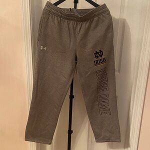 Under Armour woman’s Gray Notre Dame Joggers